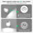 LED Wall Light Rechargeable Battery Operated With Remote, Magnetic Rotation,1 Pcs-992410444