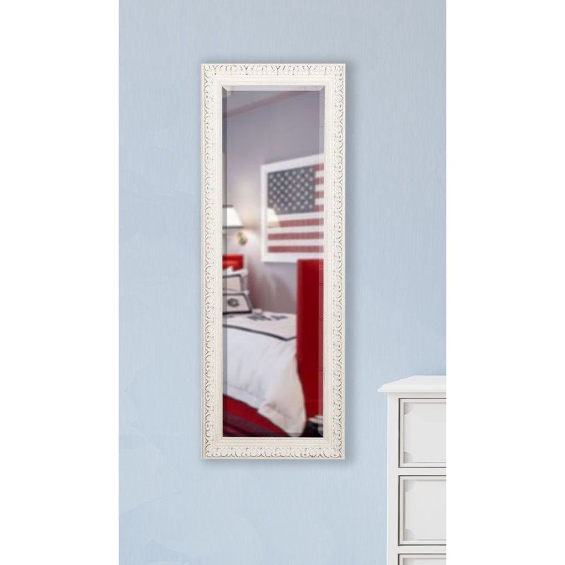 Seeman Solid Wood Flat Mirror, 64" H x 26" W