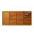Light Luxury Style Large Capacity Rubberwood Sideboard