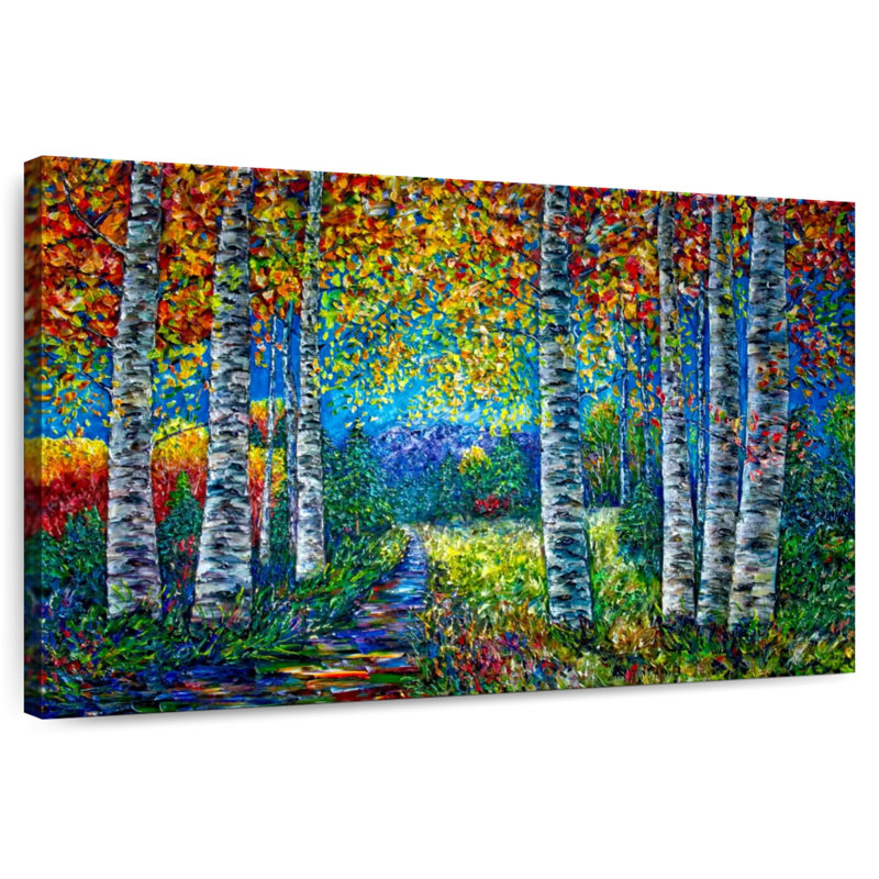 Harnek Nocturne bleu paysage, H 16 po x l 24 po