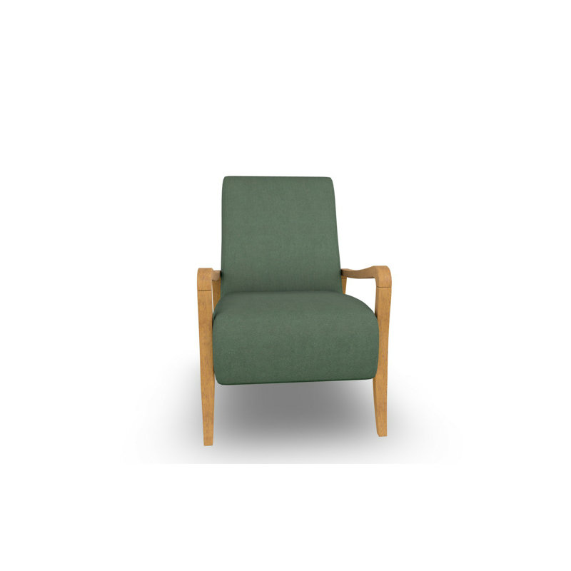 Fauteuil d'appoint moderne, Bouleau couleur miel, Pin
