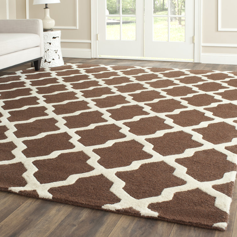 Dart Geometric Wool Hand Woven Area Rug