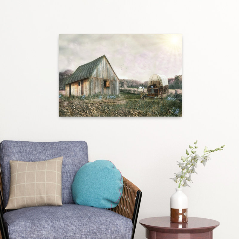 Art mural Homestead Haven, H 16 po x l 24 po
