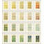 Antique Color Swatches Giclee Print by A. Boogert
