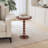 Iemie Mango Wood Spindle Round End Table