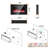 Recessed&Wall Mounted Electric Fireplace,750W/1500W,Remote Control With Timer, Adjustable Flame-1618736731