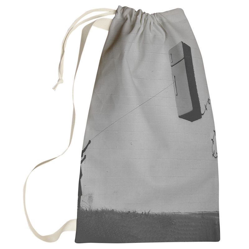 Fabric Laundry Bag with Handles, Small (29" H x 18" W x 1" D)