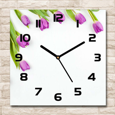 Jkira Tulips Silent Wall Clock