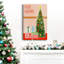 Toile tendue avec châssis de Noël de la collection B Christmas Bas - prêt à accrocher-1824521167