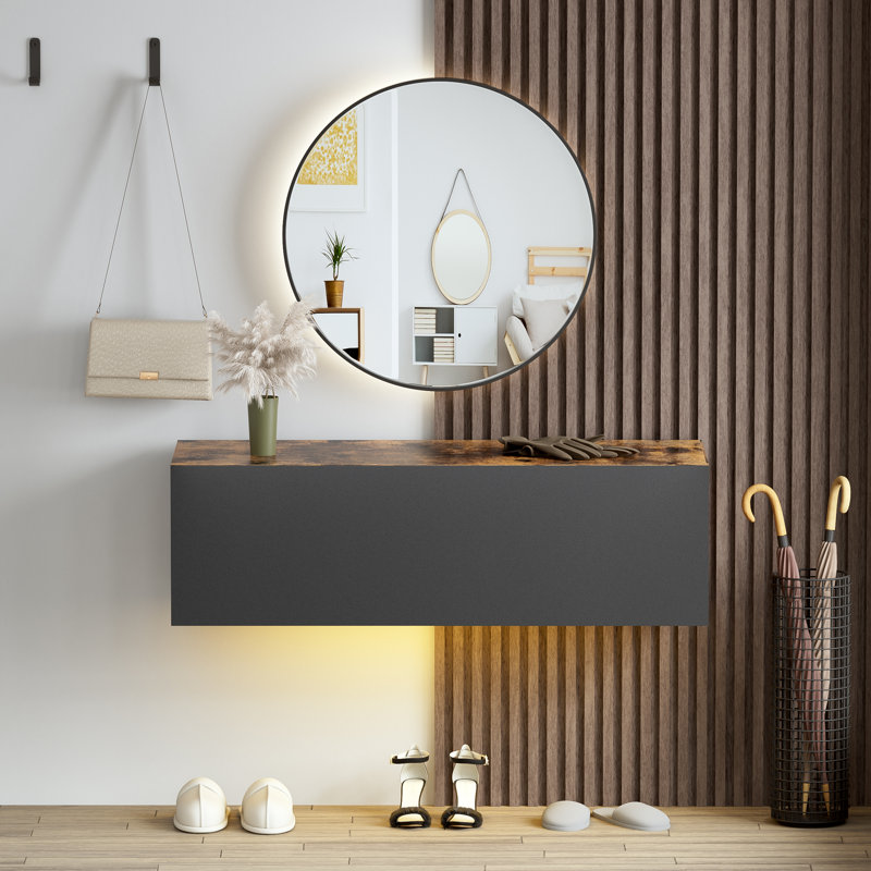 Juli Wall Bedside Table,Cabinet Bathroom Cabinet ,Kitchen Folding Wall Cabinet 100 x 39 x 30