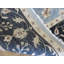 Tapis en laine bleu/noir 8 pi x 9 pi 11 po one-of-kind-noué la main Beaumont