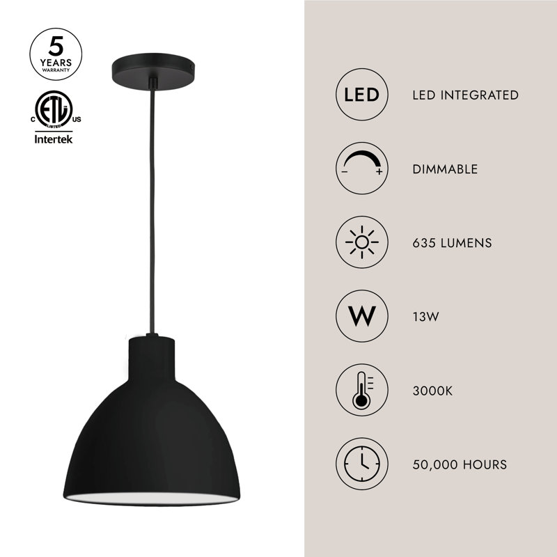 Chroma Pendant Light, Brushed Nickel, 130.75" H x 11.75" W x 11.75" D