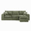 Canapé modulaire en forme de L de 107 po avec repose-pieds mobile Boneless Boneless-1708840679