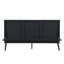Structure de lit en bambou massif Aurandi Minimalist Auren avec support de lattes robuste, aucun sommier requis-129876703
