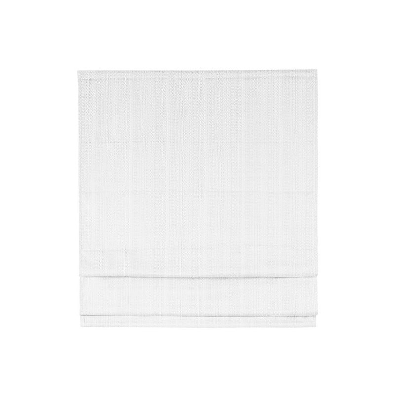 Store romain occultant Total, Blanc / Blanc, L 27,05 po x L 64,05 po