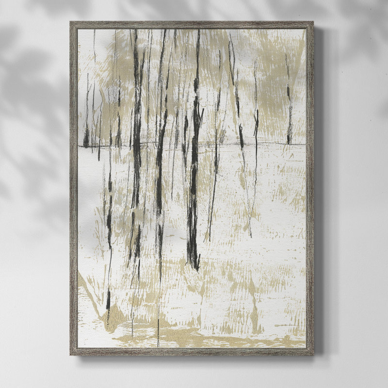 Gilded Forest II Framed Print - Solid Wood, 11" H x 9" W