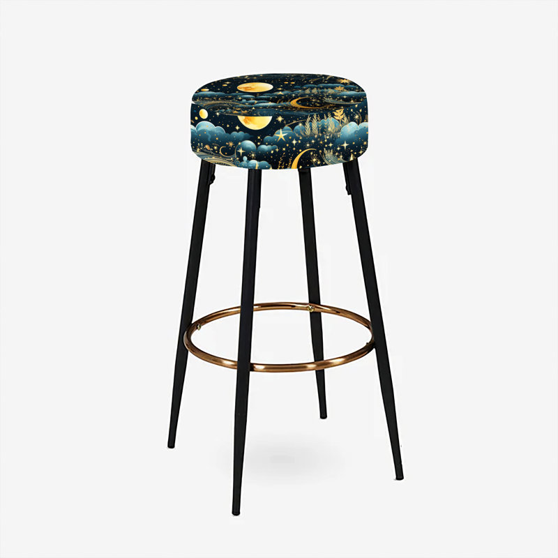 Ensemble de 2 tabourets de bar Boho
