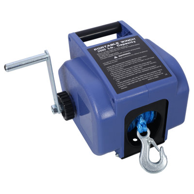 12V 3500 lbs Reversible Electric Trailer Winch with Dual-Mode Operation and Freewheel Clutch