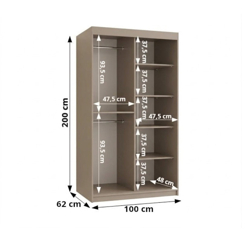 Bolitho Laminate Board Wardrobe