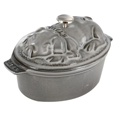 Staub Cast Iron 1.06-qt Pig Cocotte