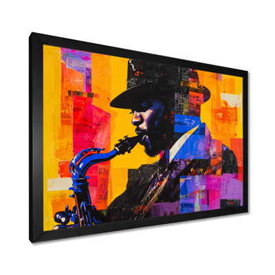 African American Blues Musician I  Musician Canvas Print