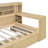 Bahiyah Wooden Multi-Functional Daybed With Storage Shelves, 2 Storage Drawers And Study Desk-1780373099-1764962301