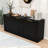 Stylish Wave Design Sideboard Buffet Cabinet with 6-Door Storage and Durable Construction-968045183