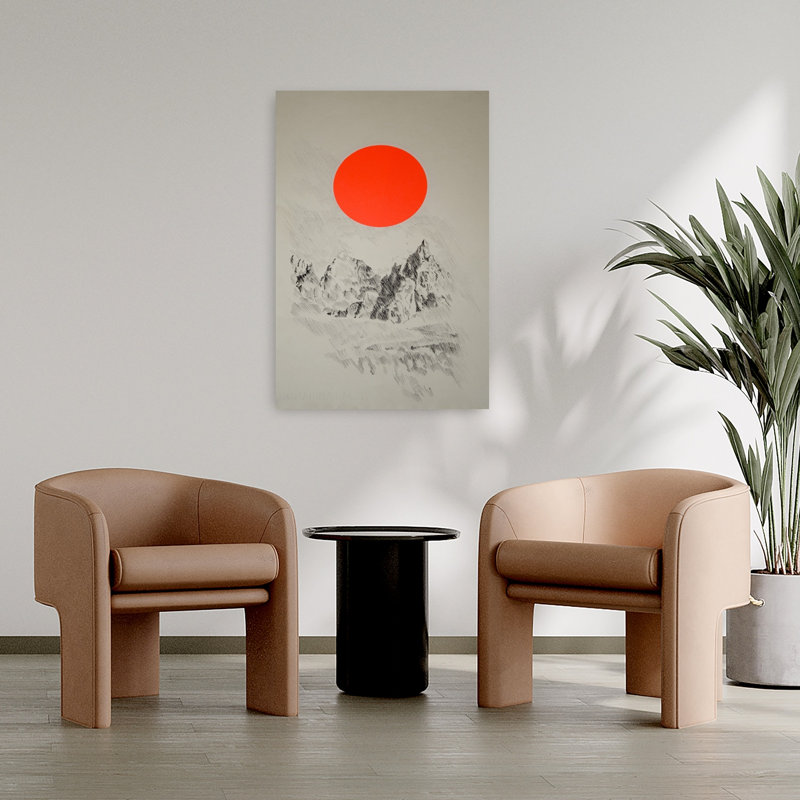 Art contemporain, art contemporain abstrait, H 36 po x l 24 po