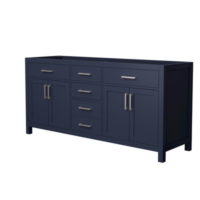 Beckett 71" Freestanding Double Bathroom Vanity Base Only