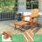 Pakkdiarie Folding Adirondack Chair with Retractable Ottoman, Outdoor HDPE Reclining Adirondack Chair with Cup Holder for Patios,Lawn,Backyard-1860920491