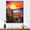 City Maui Popart I - impressions sur toile de paysages urbains