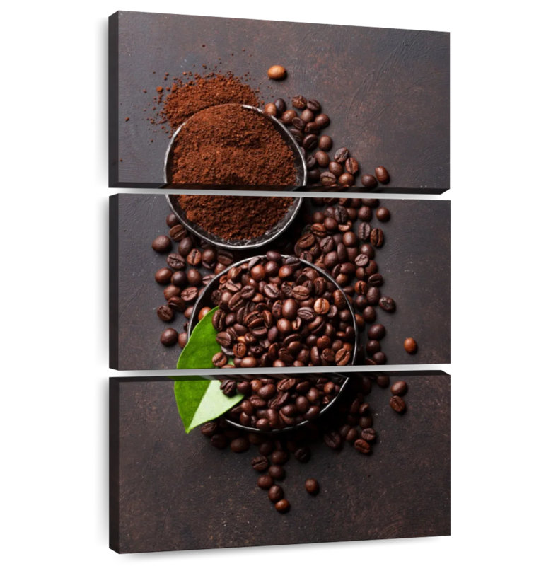 Yarlin Coffee Beans And Grounds, 32" H x 20" W