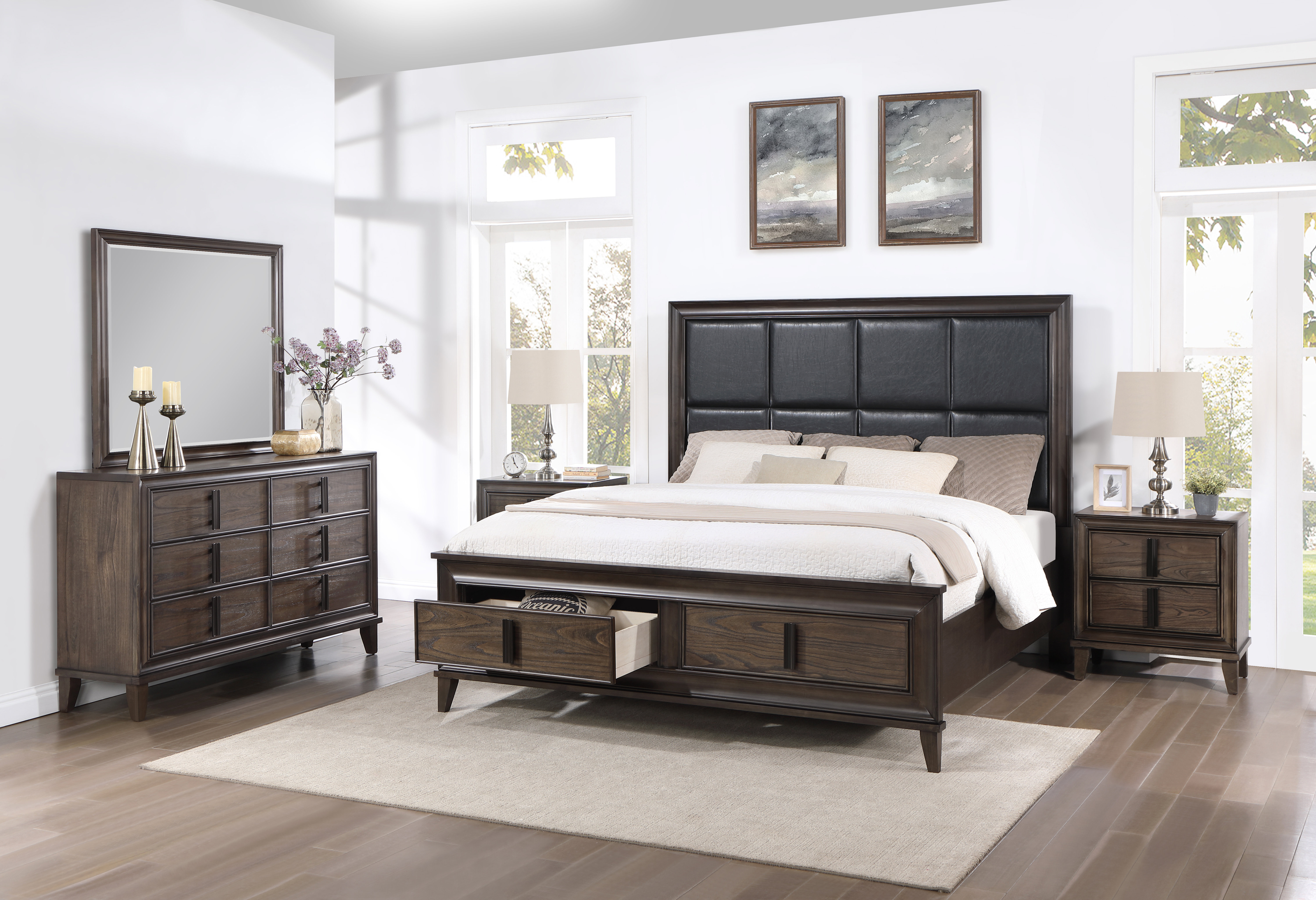 5 pc deals bedroom set king