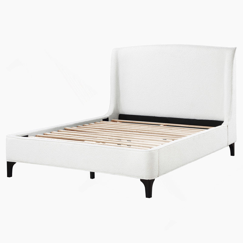 Theodore Snow Upholstered Eastern King Wingback Bed
