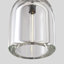 Luminaire suspendu pour îlot de cuisine à 1 lumière avec cristal-1986285970