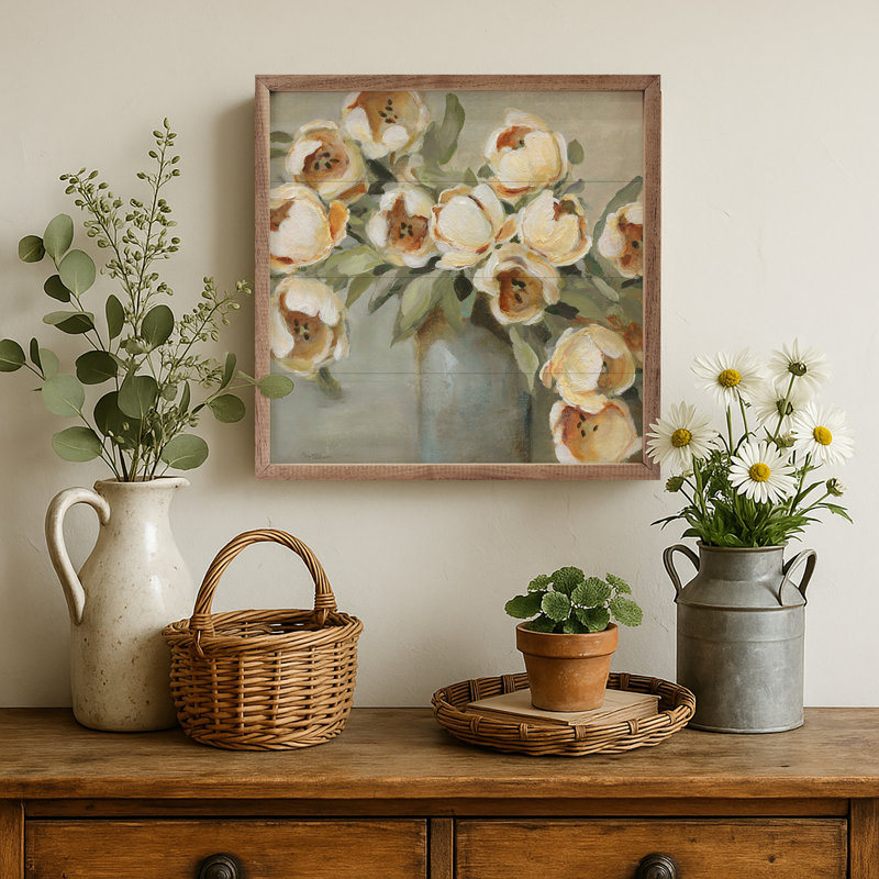 Brilliant Tulips par Carol Robinson, H 12 po x l 12 po