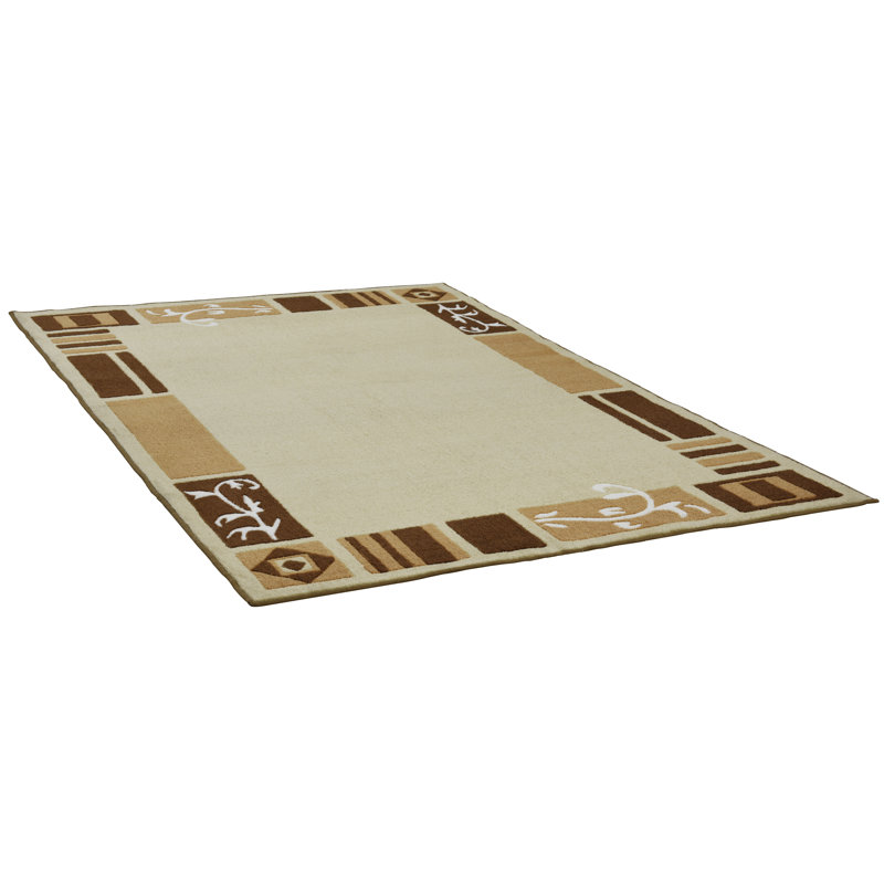 Collum Machine Woven Beige Indoor Rug, Rectangular 195 x 295cm
