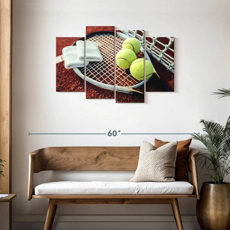 Ensemble de tennis, H 27 po x l 43 po