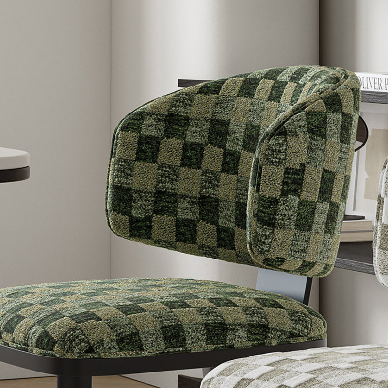 Green Solid back side Chair(Set of 2)