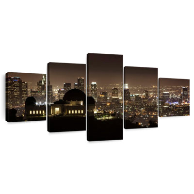 Griffith Park, observatoire et centre-ville de Los Angeles