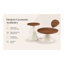 Ensemble de 2 tables basses rondes avec dessus en noyer et bases en forme de sablier blanc-1214556693-1214556698