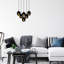 Everglades 6 - Light Black Cluster Pendant