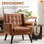 Button Tufted Accent Chair
