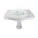 The Renovators Supply Inc. China 21'' Gloss White Vitreous China Rectangular Bathroom Sink with Overflow