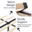 Structure de lit plateforme en velours Mieya-1695723882