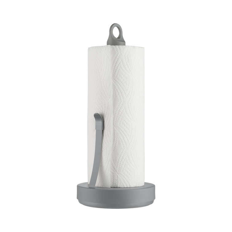  simplehuman Tension Arm Paper Towel Holder, White Stainless  Steel
