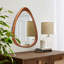 Asymmetrical Wood Framed Accent Wall Mirror-1894086040-1894086118