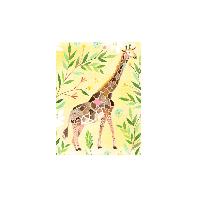 Art sur toile girafe sauvage, H 24 po x L 18 po x l 1,25 po