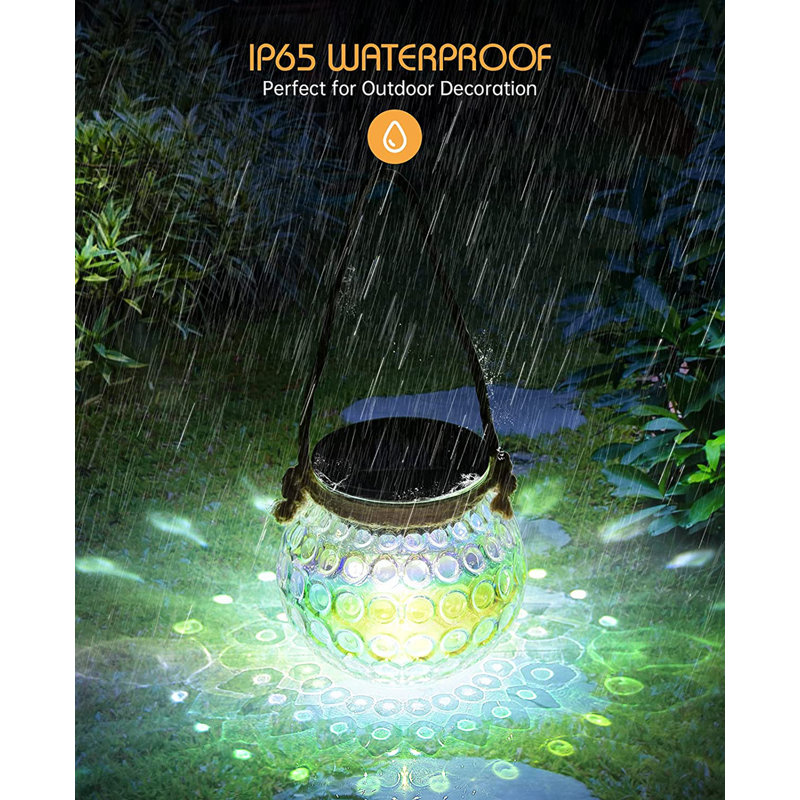 8.9'' Solar Powered Outdoor Lantern
