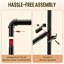 195cm Adjustable Clothing Rack